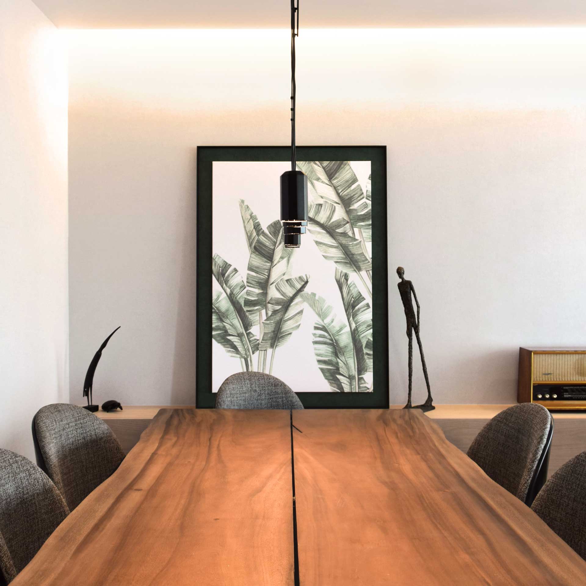 AMB Apartment - Minimalist living space with emphasis on materiality